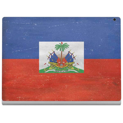Haiti Flag Distressed Surface Book 2 13.5in Skin